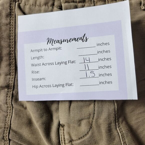 NWT Free People Cutoff Jean Shorts. Tan 4#012 - Picture 6 of 16